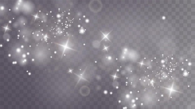 Premium Vector | White png dust light bokeh light lights effect ...