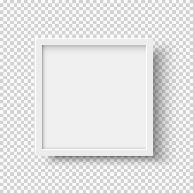 Download Free White Realistic Square Empty Picture Frame On Transparent Use our free logo maker to create a logo and build your brand. Put your logo on business cards, promotional products, or your website for brand visibility.