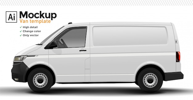 Download Free White Realistic Van Template Change Body Color Premium Vector Use our free logo maker to create a logo and build your brand. Put your logo on business cards, promotional products, or your website for brand visibility.