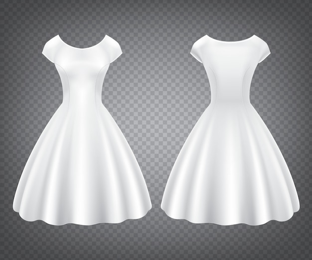 white casual dress for wedding