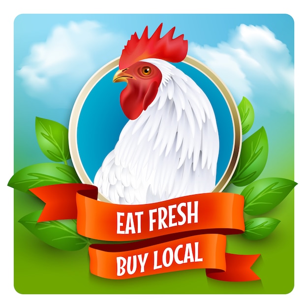 Download Free Download Free White Rooster Head Advertisement Poster Vector Freepik Use our free logo maker to create a logo and build your brand. Put your logo on business cards, promotional products, or your website for brand visibility.