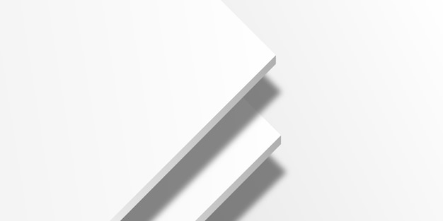 Premium Vector | White shape background