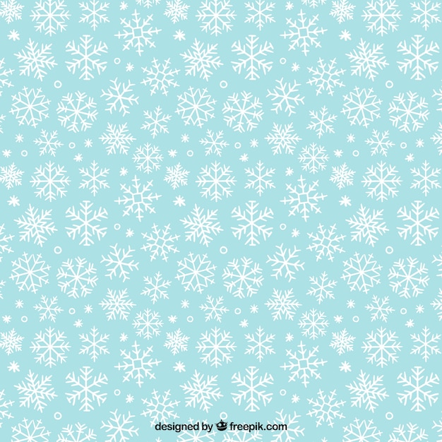 White snowflakes pattern Vector | Free Download