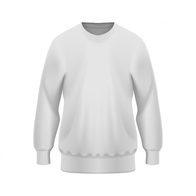 Premium Vector | White sweater mockup