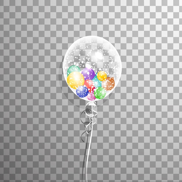 Download Premium Vector | White transparent helium balloon with ...
