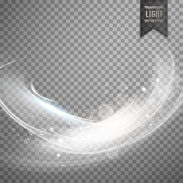 Free Vector | White transparent light effect