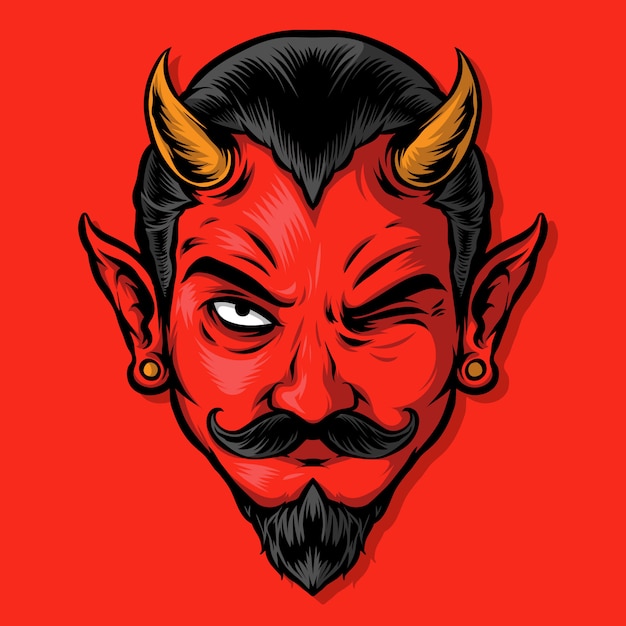 Download Free Wicked Red Devil Illustration Premium Vector Use our free logo maker to create a logo and build your brand. Put your logo on business cards, promotional products, or your website for brand visibility.