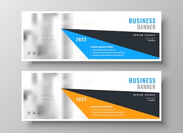 Free Vector | Wide geometric business corporate facebook cover or ...