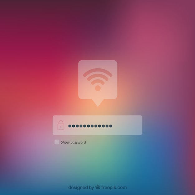 Wifi background design | Free Vector