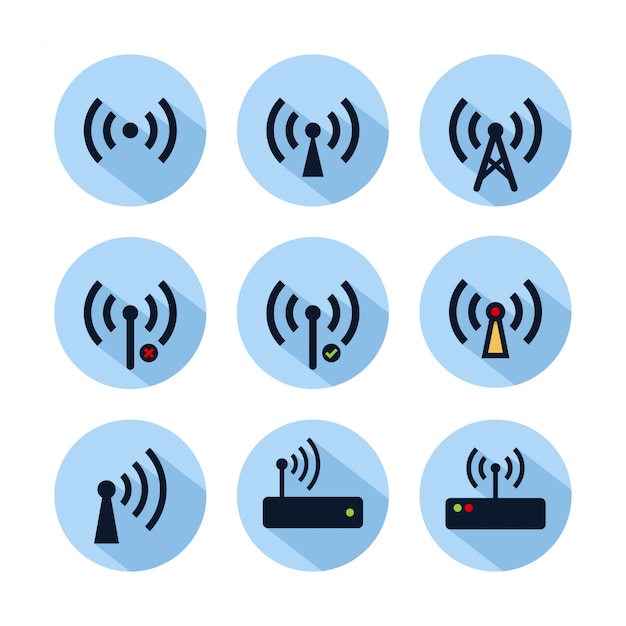 Download Free Wifi Hotspot Icon Set Isolated On Blue Circle Hotspot Connection Use our free logo maker to create a logo and build your brand. Put your logo on business cards, promotional products, or your website for brand visibility.