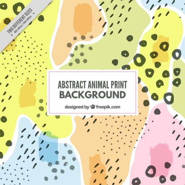 Wild abstract animal background
