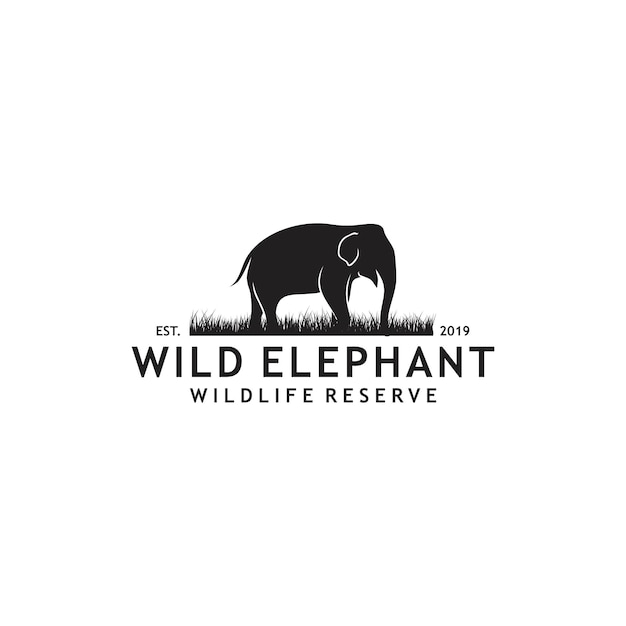 Download Free Wild Elephant Logo Premium Vector Use our free logo maker to create a logo and build your brand. Put your logo on business cards, promotional products, or your website for brand visibility.