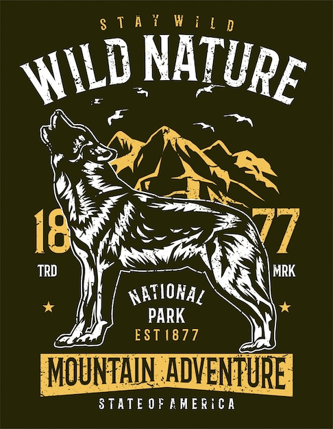 Premium Vector | Wild nature