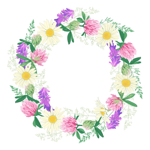 Free Free 259 Wildflower Wreath Svg Free SVG PNG EPS DXF File