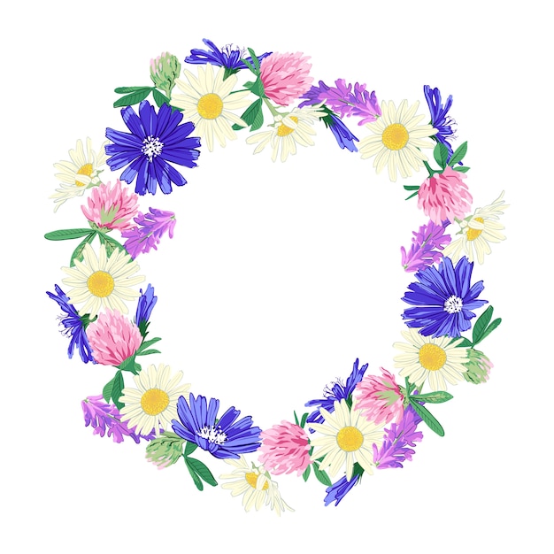 Free Free 272 Wildflower Wreath Svg Free SVG PNG EPS DXF File