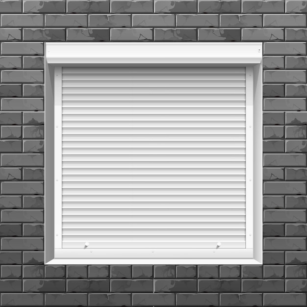 Download Free Window With Rolling Shutters On A Brick Wall Premium Vector Use our free logo maker to create a logo and build your brand. Put your logo on business cards, promotional products, or your website for brand visibility.