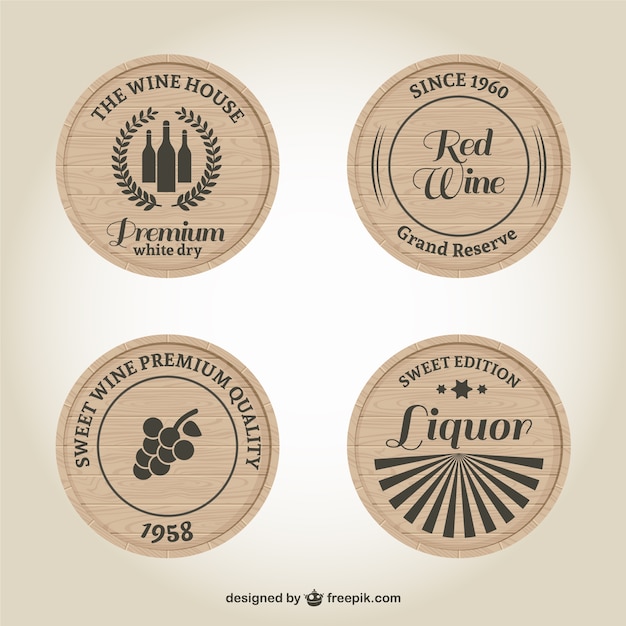 Wine and liquor labels