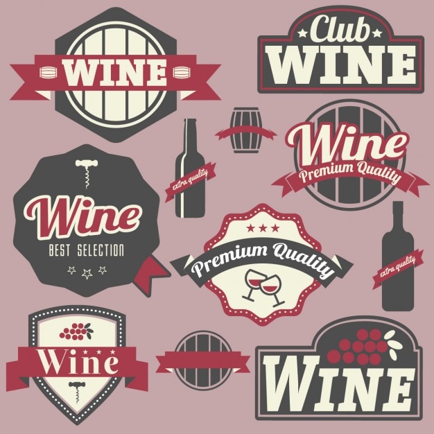 Wine labels design