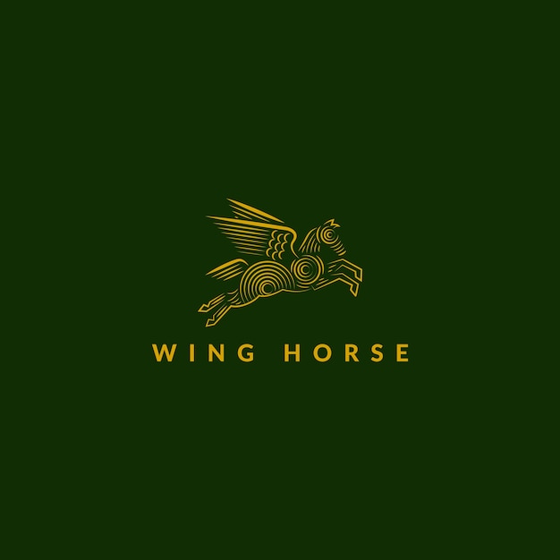 Download Free Wing Horse Logo Premium Vector Use our free logo maker to create a logo and build your brand. Put your logo on business cards, promotional products, or your website for brand visibility.