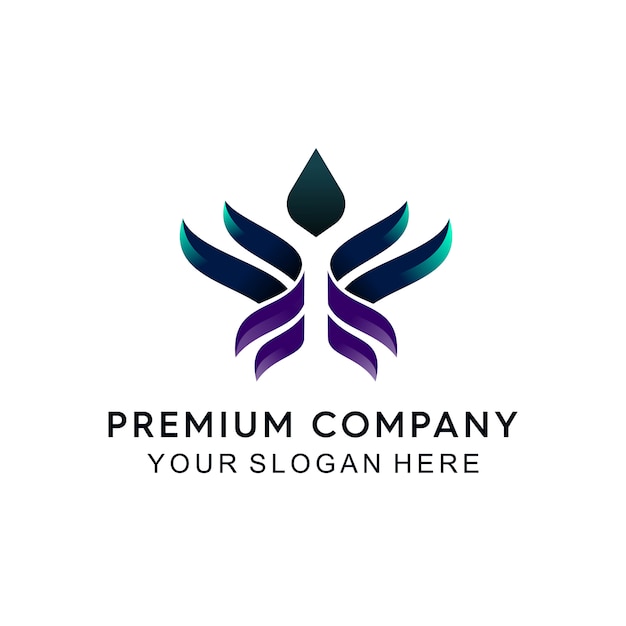 Download Free Wings Colorful Logo Premium Vector Use our free logo maker to create a logo and build your brand. Put your logo on business cards, promotional products, or your website for brand visibility.