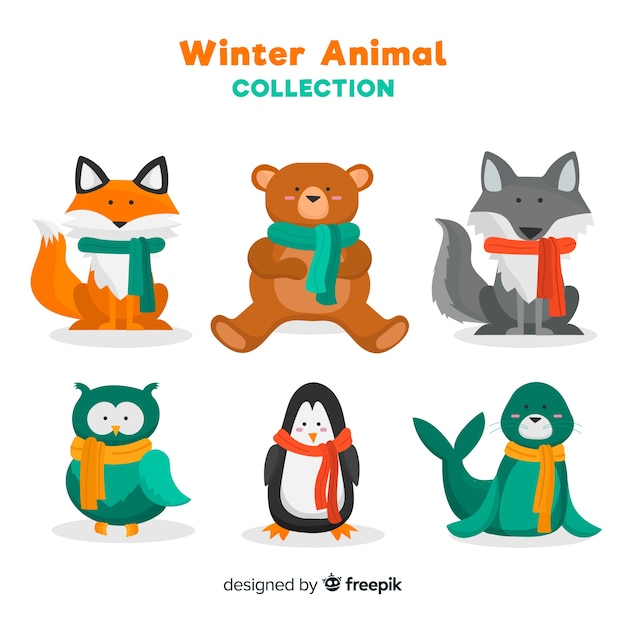 Svg Animal Collection : Premium Vector | Animal silhouettes collection