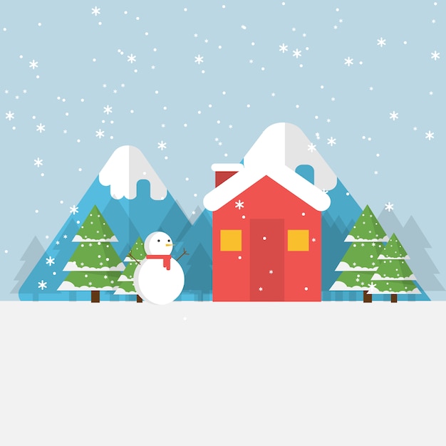 Winter background design