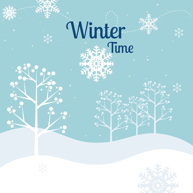 Download Premium Vector | Winter design,vector illustration.