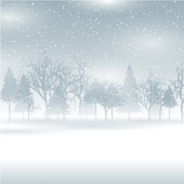 Free Vector | Winter landscape