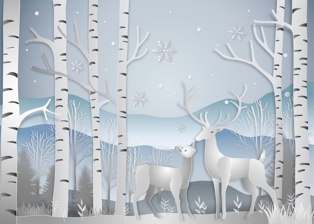 Winter season | Premium Vector