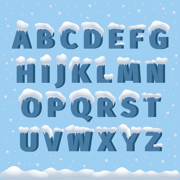 free-vector-winter-vector-alphabet-with-snow-letter-abc-ice-cold