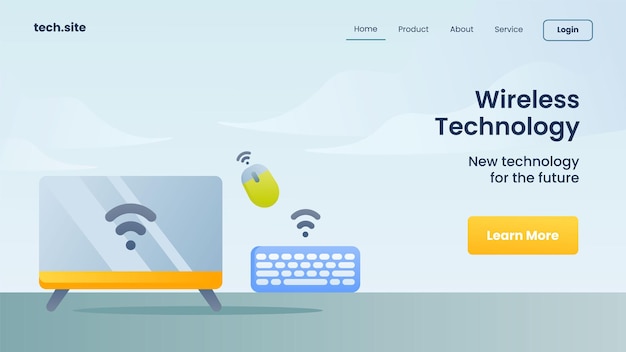 premium-vector-wireless-technology-for-website-template-landing