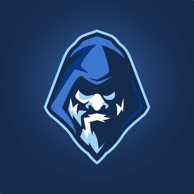 Premium Vector | Wizard mascot logo