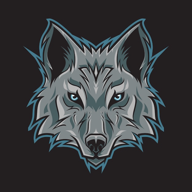 Premium Vector Wolf Head Logo Illustration
