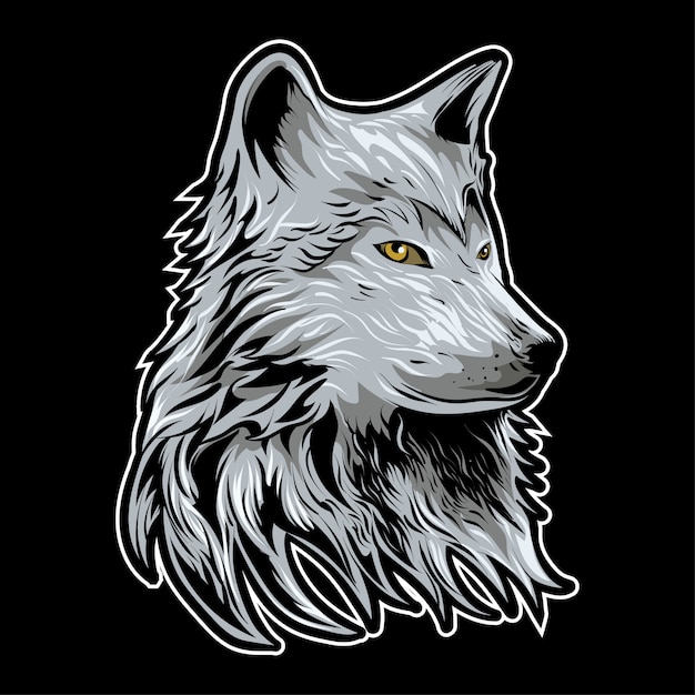 Download Free Wolf Head Vector Illustration On Dark Background Premium Vector Use our free logo maker to create a logo and build your brand. Put your logo on business cards, promotional products, or your website for brand visibility.