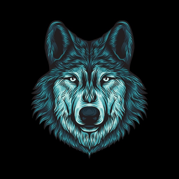 wolf illustration download