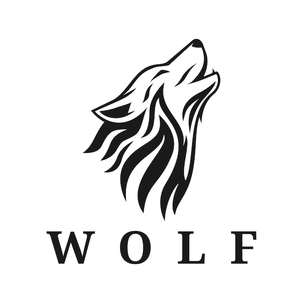 Premium Vector | Wolf logo inspiration vector silhouette night tattoo ...