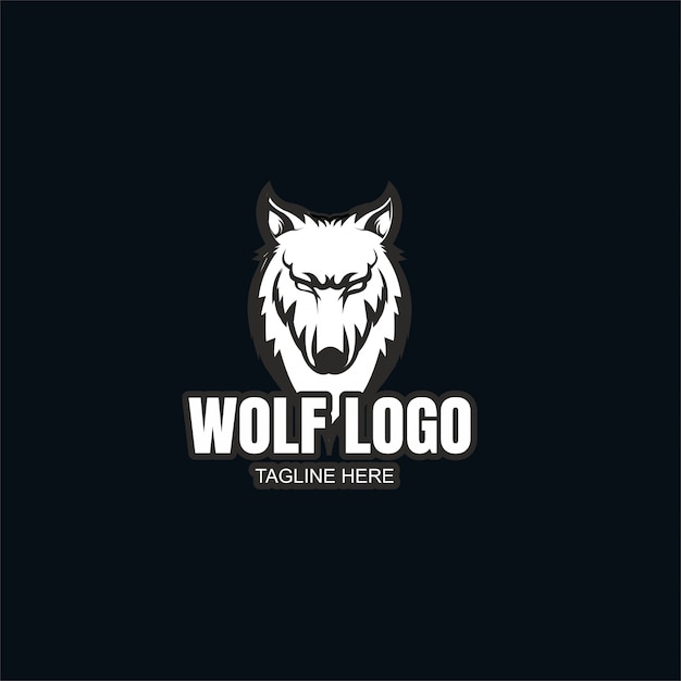 Premium Vector Wolf Logo Template Black And White