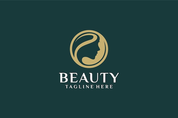 Premium Vector | Woman face beauty logo vector design