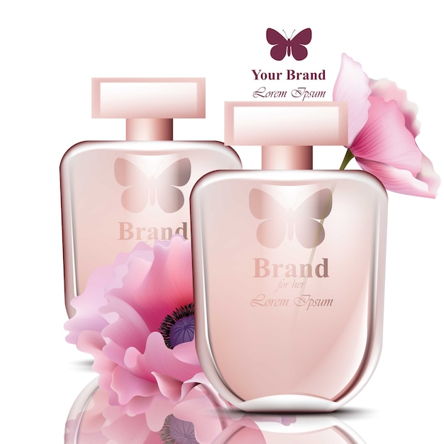 women's perfume flower bottle