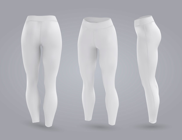 Download Premium Vector | Women's leggings mockup.