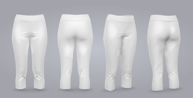 Download Women's leggings mockup. | Premium Vector