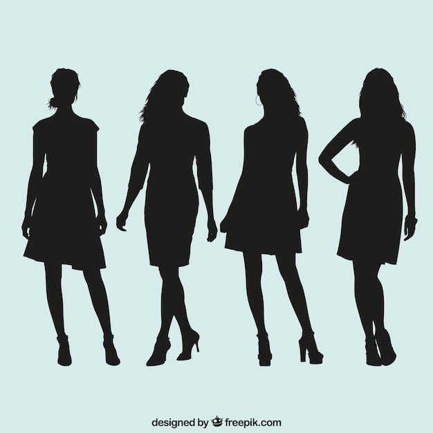 Download Woman Silhouettes Vectors, Photos and PSD files | Free ...