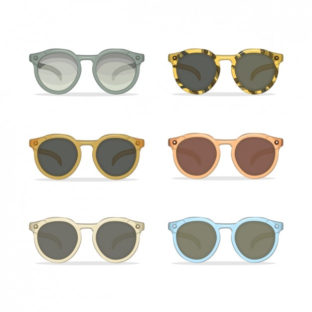 Download Free Vector | Women sunglasses collection