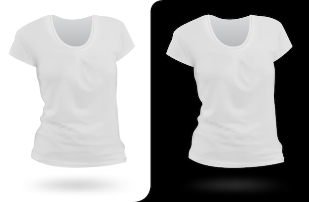 Download Women t-shirt template | Premium Vector