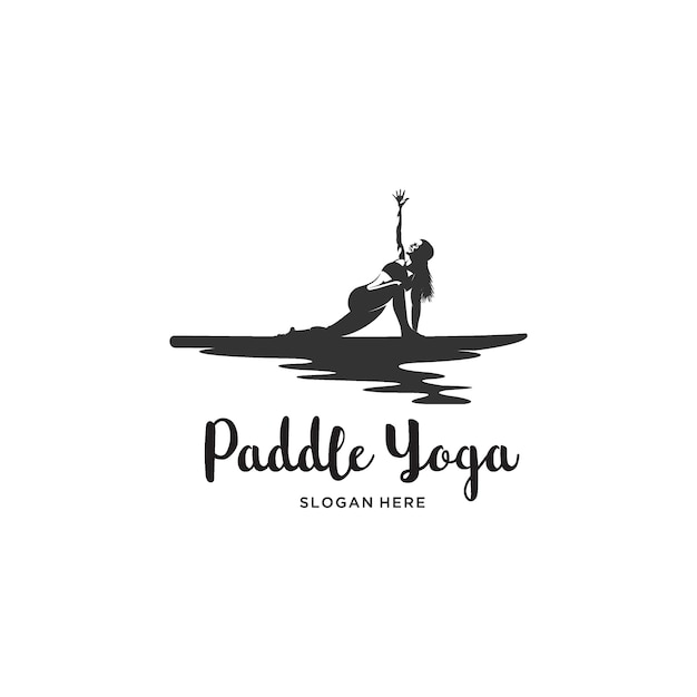 Download Free Women Yoga Paddle Board Logo Illustration Premium Vector Use our free logo maker to create a logo and build your brand. Put your logo on business cards, promotional products, or your website for brand visibility.
