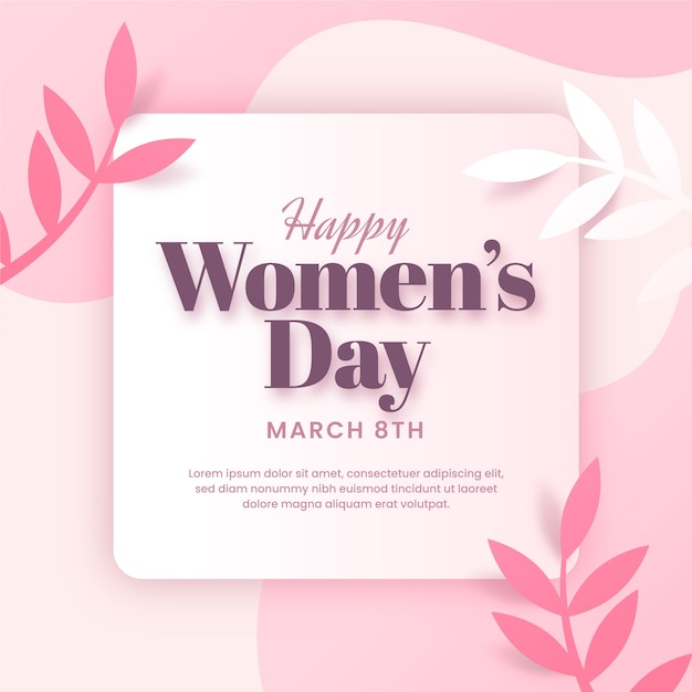 Womens day concept in flat design | Free Vector