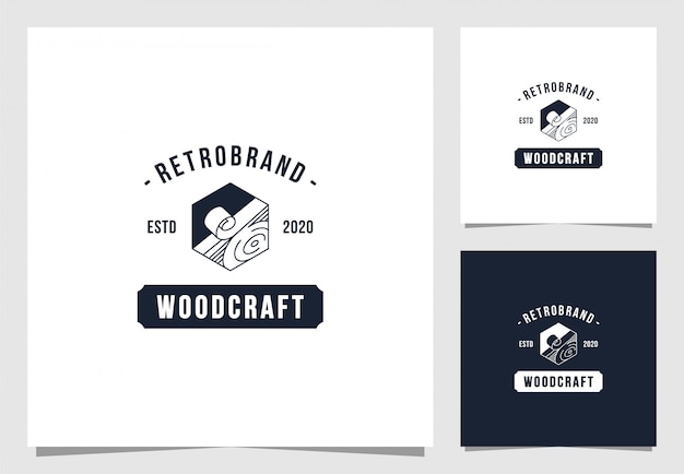 Download Free Wood Craft Logo In Vintage Style Premium Vector Use our free logo maker to create a logo and build your brand. Put your logo on business cards, promotional products, or your website for brand visibility.