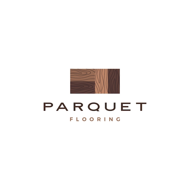 Premium Vector Wood Parquet Flooring Logo