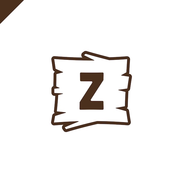 Premium Vector | Wooden alphabet blocks with letter z in wood texture