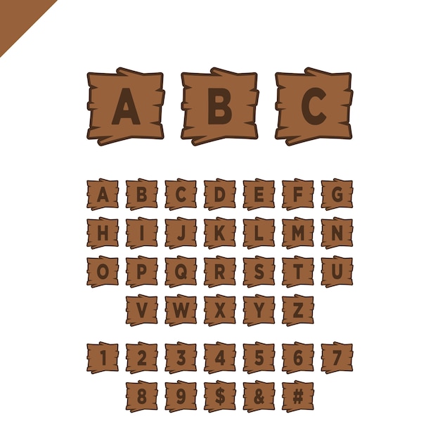 wooden letter and number blocks